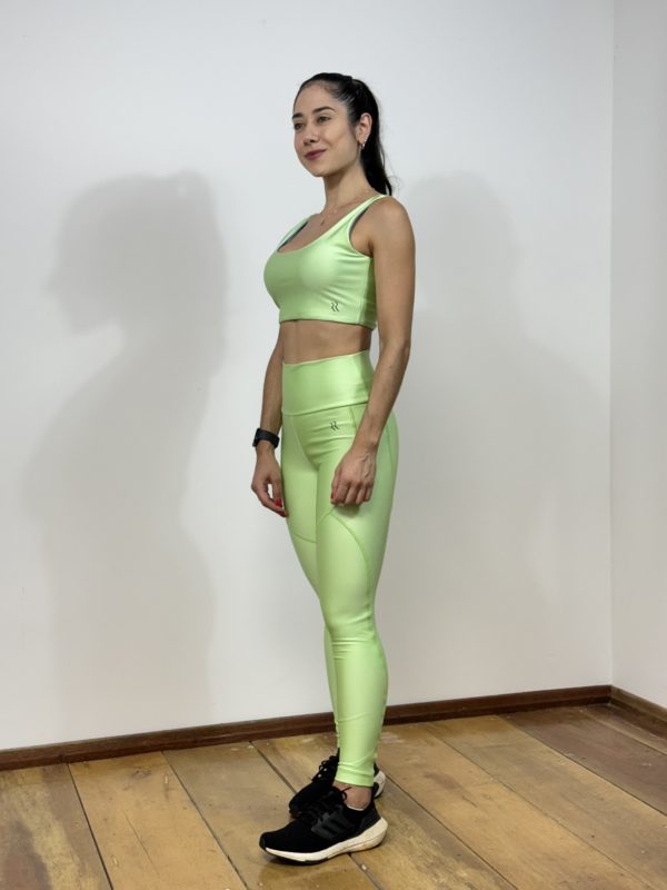 LEGGING RECORTES VERDE MENTA