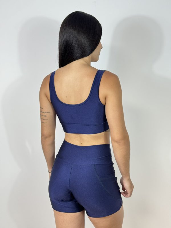 SHORTS CLÁSSICO COM BOLSOS AZUL MARINHO - Image 2