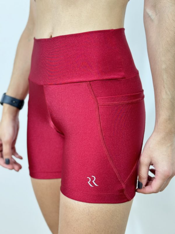 SHORTS CLÁSSICO COM BOLSOS VERMELHO - Image 2