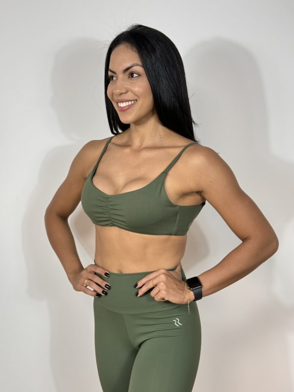 TOP SLIM VERDE MILITAR