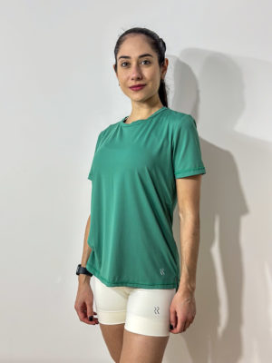 CAMISETA CLÁSSICA VERDE SÁLVIA