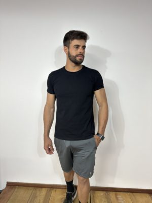 CAMISETA 100% ALGODÃO PRETA