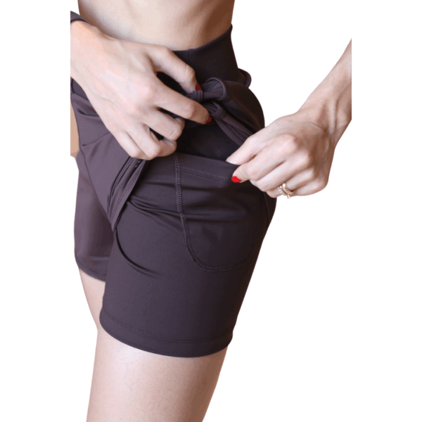 SHORTS DUPLO MARROM - Image 2