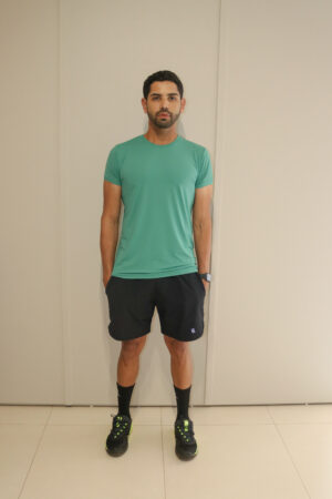 CAMISETA  MASCULINA VERDE SÁLVIA