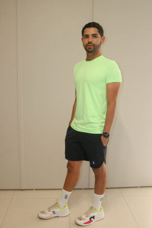 CAMISETA MASCULINA VERDE FLÚOR
