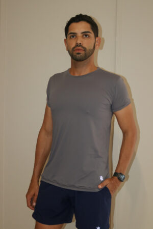 CAMISETA MASCULINA CINZA