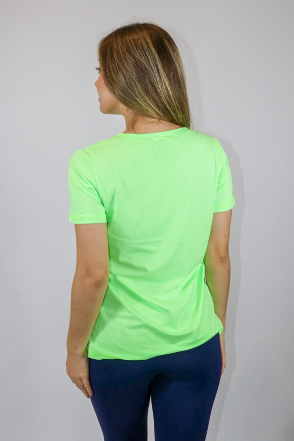 CAMISETA CLÁSSICA VERDE NEON - Imagem 2