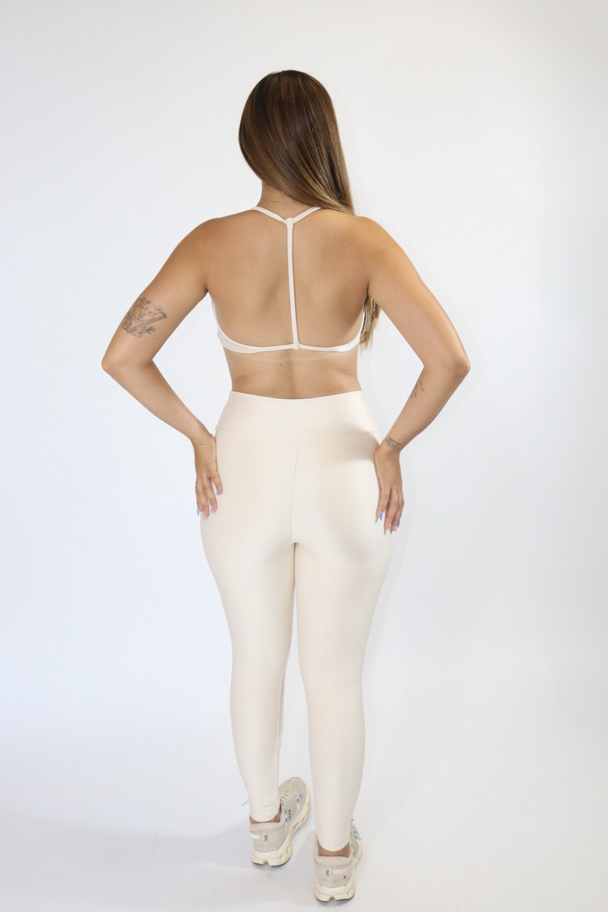 LEGGING MOVE OFF WHITE CANELADA - Imagem 3