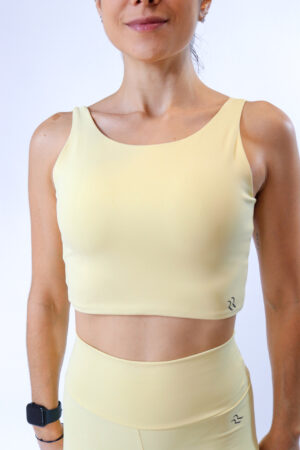 TOP CROPPED AMARELO MANTEIGA