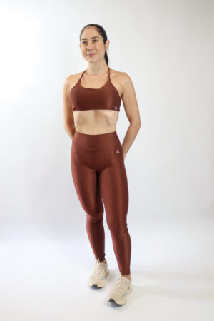 LEGGING MOVE MARROM CANELADA