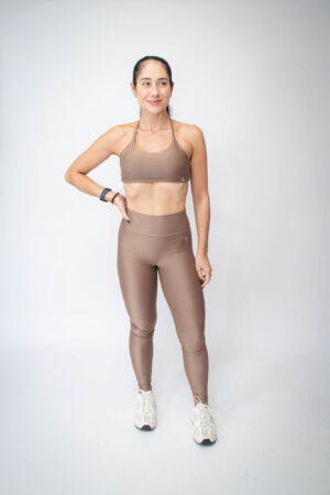 LEGGING MOVE CAPUCCINO CANELADA