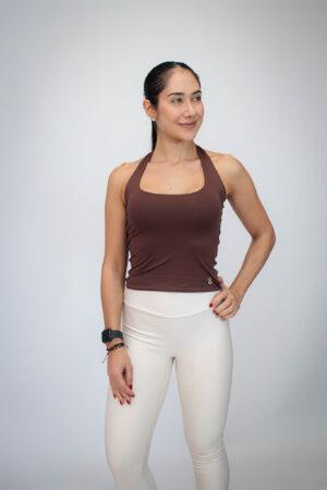 BLUSA FRENTE ÍNICA MARROM