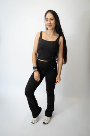 LEGGING FLARE PRETA